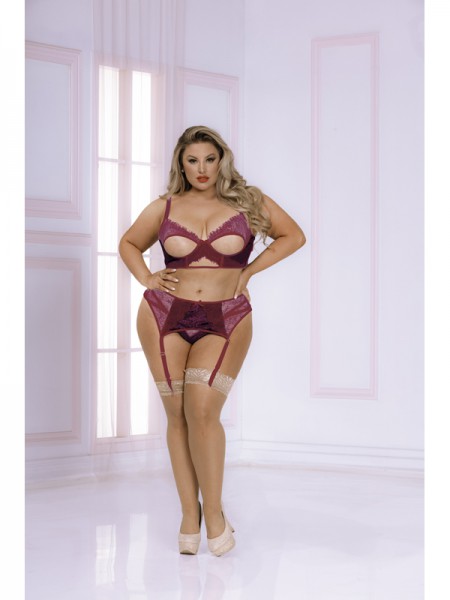 Velvet Crush Bra Set 1X/2X