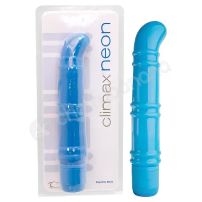 Climax Neon Electric Blue Vibrator