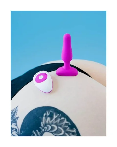 Bvibe Novice Remote Control Plug - Fuchsia - 4 Inch