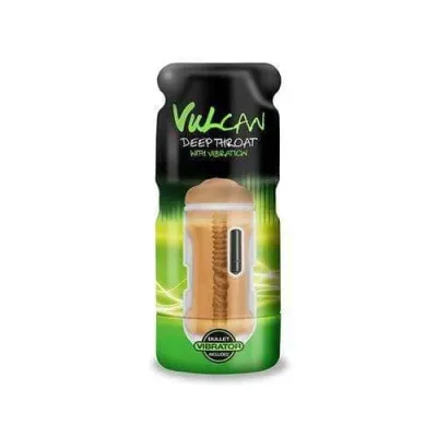 Cyberskin Vulcan Deep Throat With Vibration Mocha