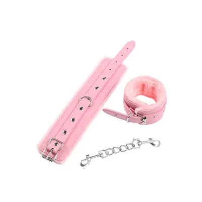 First Class Fur Cuffs Pink