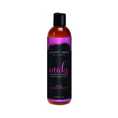 Intimate Earth Awake Massage Oil 4oz
