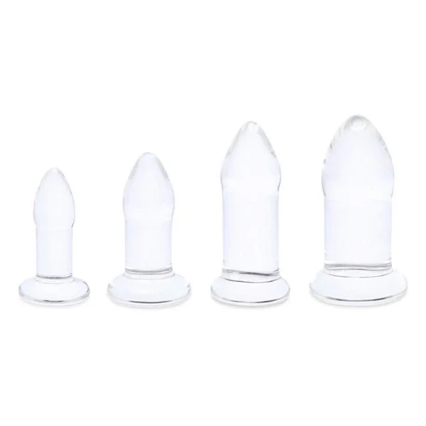 B-Vibe Glass Anal Dilators Set