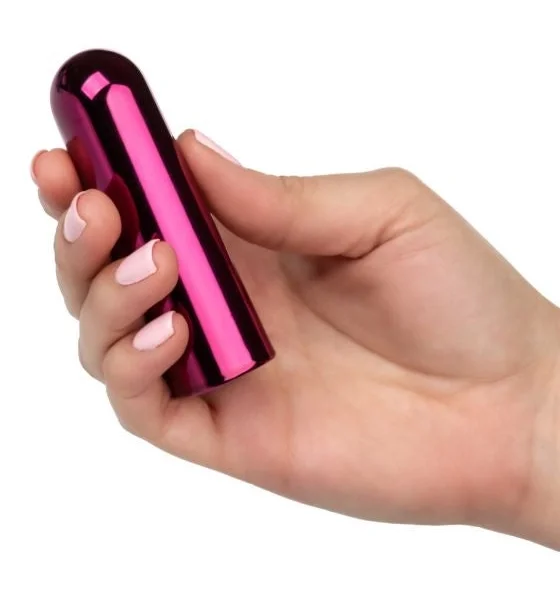 Glam Supercharged Waterproof Rechargeable Power Bullet By CalExotics - Silver