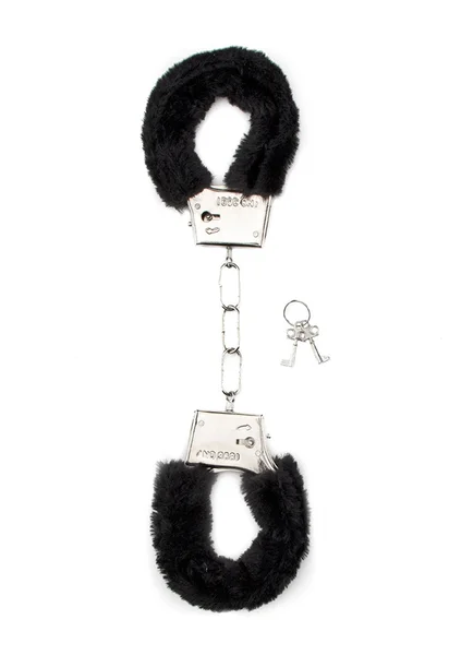 Furry Handcuffs - Black — image 6 of 7