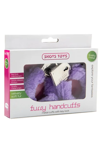 Furry Handcuffs - Purple — image 7 of 7