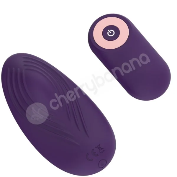 Velvetine Nora Purple Palm Held Clit Vibrator Or Panty Vibe