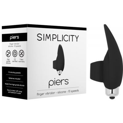 PIERS Finger Vibrator Black