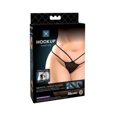Hookup Remote Triple Teaser Black Fits Size Xl xxl