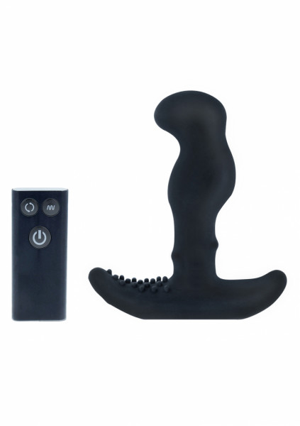 G Stroker Unisex Massager with Unique Stroker Beads - Black - Best Anal Vibrator