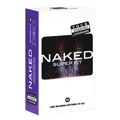 Four Seasons Naked 12 Pack Super Fit Sport Clear