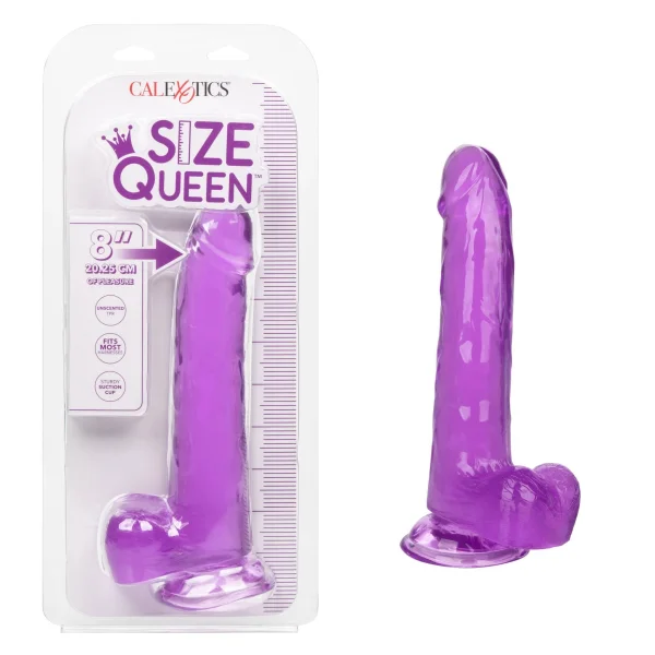Size Queen 8 Inch - Purple