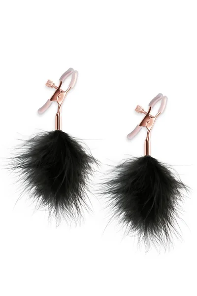 nsnovelties Bound Adjustable Nipple Clamps with Feathers