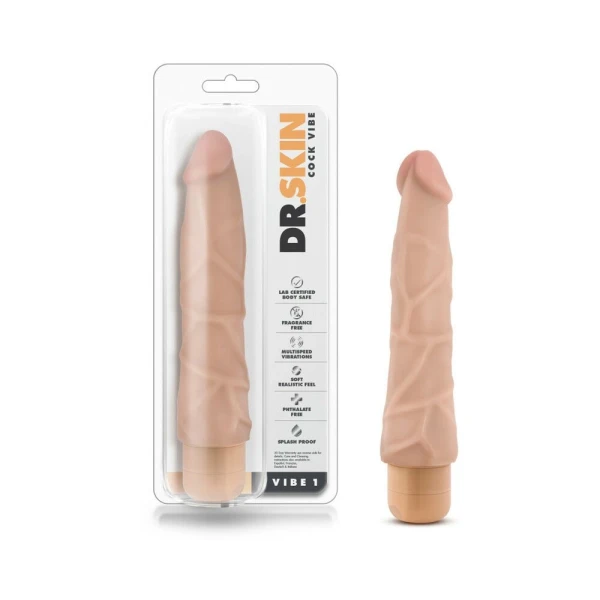 Cock Vibe 1 Beige Realistic Dildo