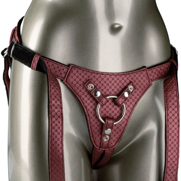 Her Royal Harness the Regal Queen Red Strap-On Harness