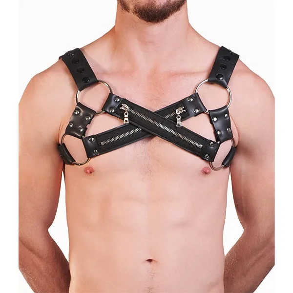 Love In Leather Neoprene Brace Harness
