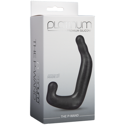 Platinum Silicone The P Wand Charcoal