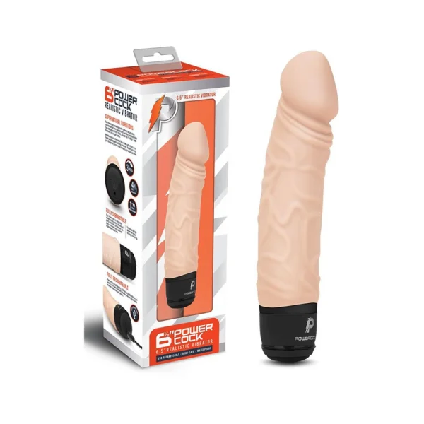 Powercock 6.5 inches Realistic Vibrator — image 6 of 8