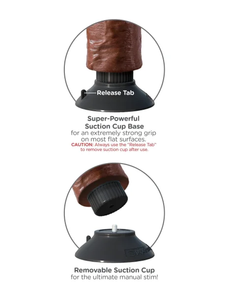 King Cock 6 in. Vibrating Cock