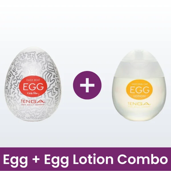 Tenga Egg 'Keith Haring Egg Party' Penis Masturbator