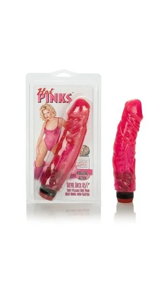 Hot Pinks Devil Dick 8.5 inches Vibrating Dildo