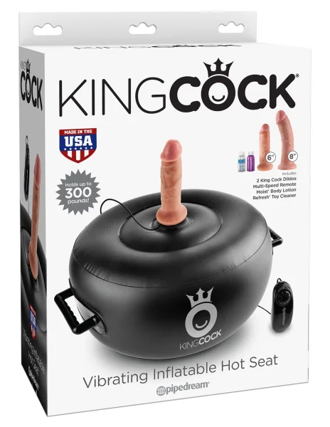 King Cock Vibrating Inflatable Hot Seat