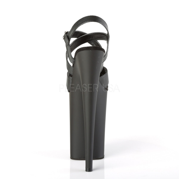 9 inches Heel, 5 1/4 inches PF Criss-Cross Ankle Strap Sandal — image 4 of 16