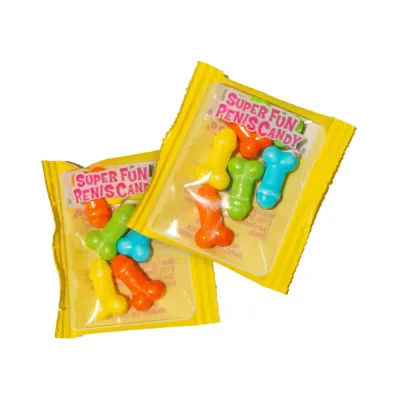 Super Fun Penis Candy 5 Pieces Per Bag Display Of 100