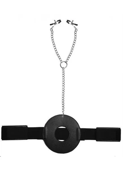Detained Restraint System With Nipple Clamps