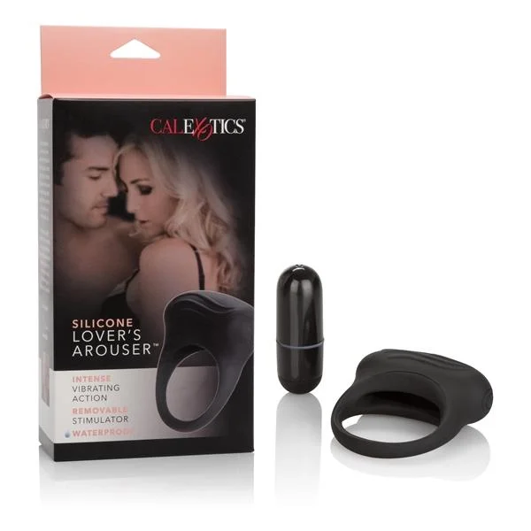 Silicone Lovers Arouser Black Vibrating Ring — image 4 of 8