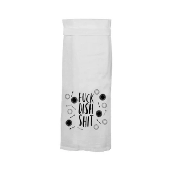 Games & Novelty: Twisted Wares Fuck Dish Shit Flour Towel