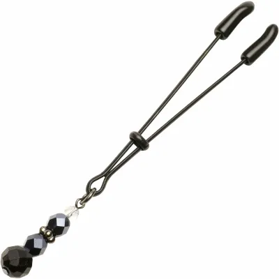 Spartacus Beaded Tweezer Clit Clamp Black