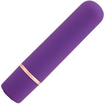 Nubii Tulla 10 Pattern Rechargeable Silicone Waterproof Bullet Vibrator By Nu Sensuelle Purple