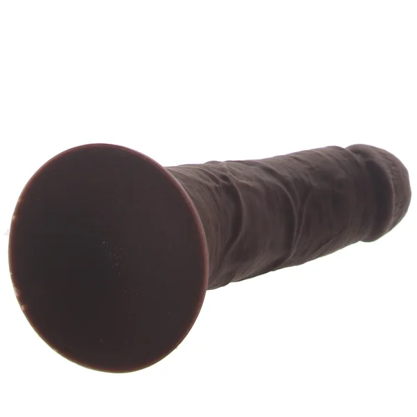 Dr. Skin Dr. Shepherd 8" Realistic Posable Silicone Dildo With Suction Cup By Blush - Chocolate