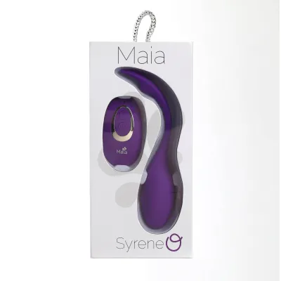Syrene Remote Control Luxury USB Rechargeable Bullet Vibrator Purple
