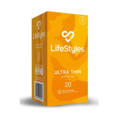 Lifestyles Ultra Thin Condoms 20 Pack
