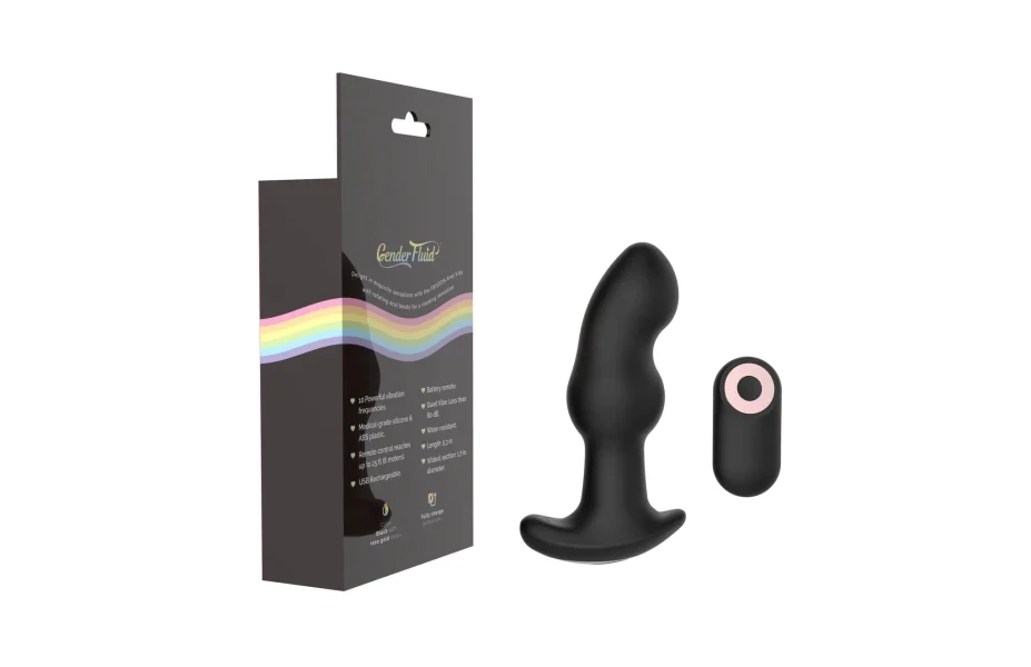Gender Fluid Frisson Anal Vibe - Black