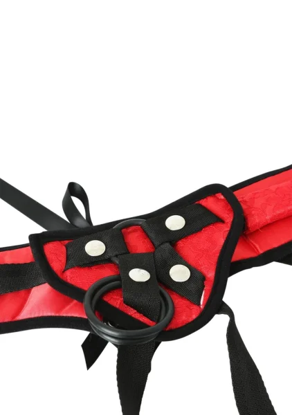 Red Lace Corsette Harness