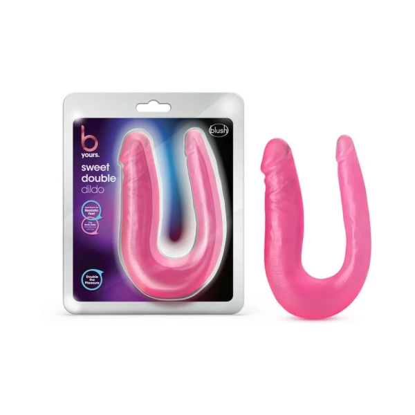 B Yours Sweet Double Dildo Pink