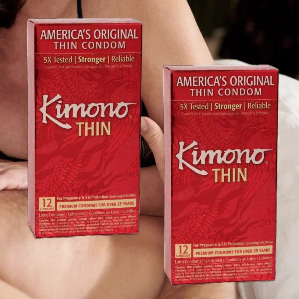 Kimono Thin Condoms (12-Pack) | Premium Condoms