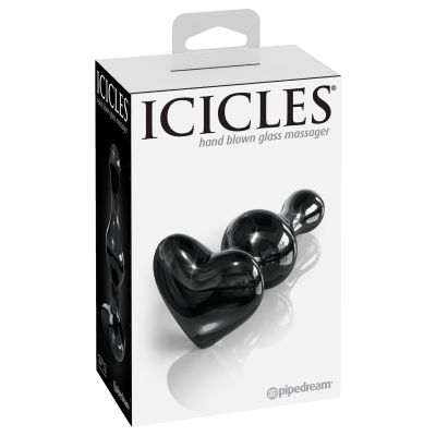 3 1 Love Heart Glass Butt Plug