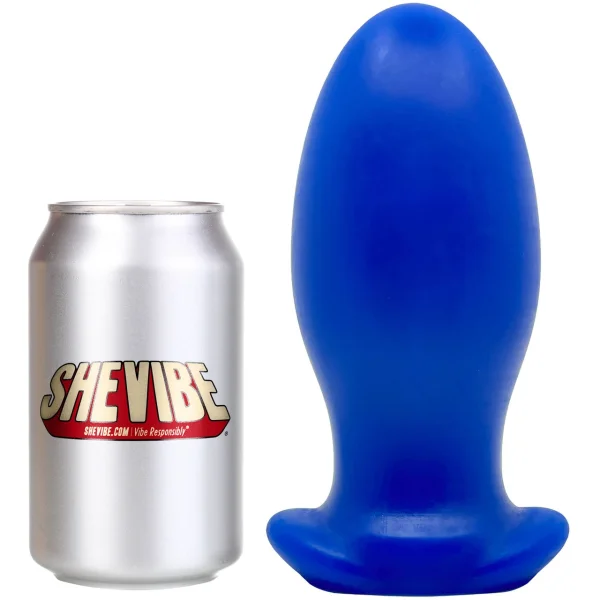 Topped Toys GAPE KEEPER 100 Silicone Butt Plug - Blue Steel