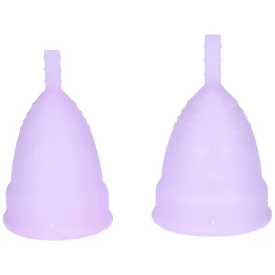 Silicone Menstrual Cups 2 Sizes Available