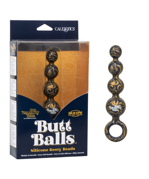 Naughty Bits Butt Balls Silicone Booty Beads