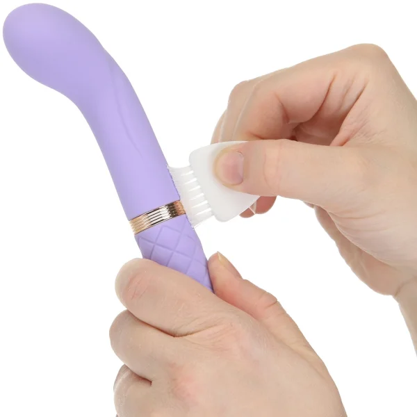 Pillow Talk Racy Special Edition Silicone Waterproof G-Spot Vibrator - Purple & Rose Gold