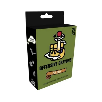 Games Novelty Offensive Crayons Pot Pack