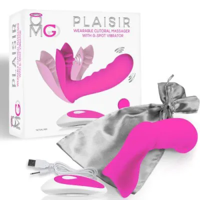 OMG Plaisir Wearable Clitoral Massager G Spot Vibrator Pink