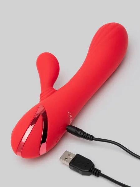 California Dreaming Rotating Warming Rechargeable Silicone Rabbit Vibrator