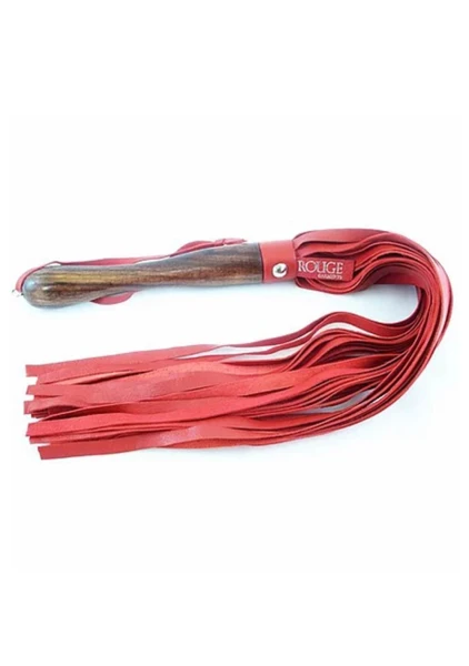 Wooden Handle Leather Flogger