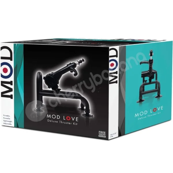 Mod Love Deluxe Thruster Kit Black Sex Machine With Dildo
